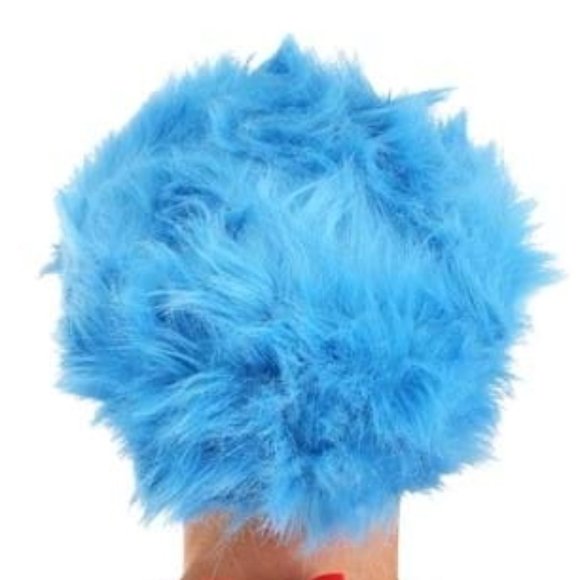 Dr. Seuss Thing Blue Fur Wig Cap - Picture 5 of 10